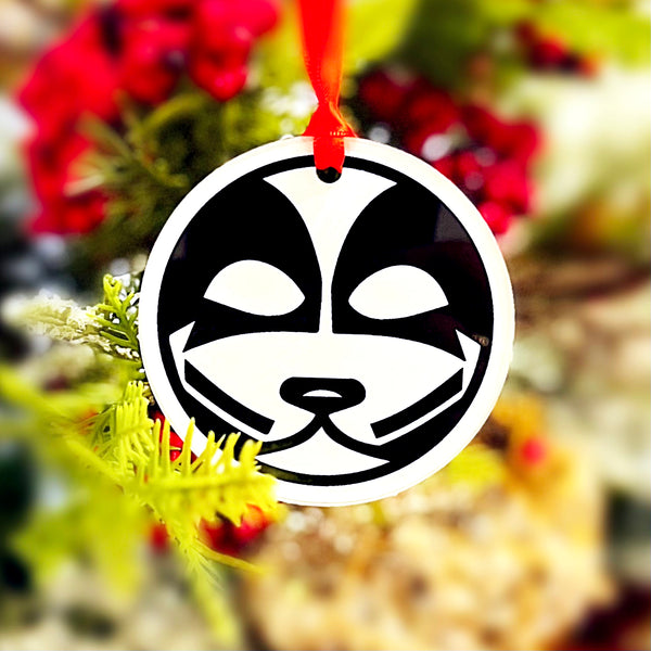 KISS Peter Icon Christmas Ornament, KISS Gift Idea, KISS Gifts, Husband or Wife Gift, with Hanger Round Acrylic