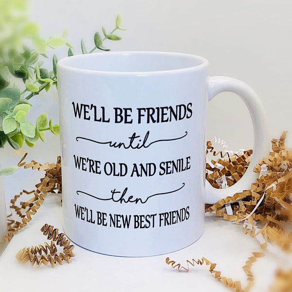 Personalized Best Friends 11oz Mug Funny Gift Best Friend Wife Silly BFF