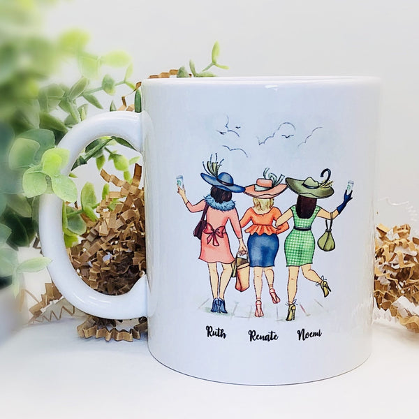 Personalized Best Friends 11oz Mug Funny Gift Best Friend Wife Silly BFF