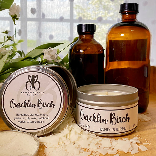 6 oz. Hand Poured Candle Tin with Lid