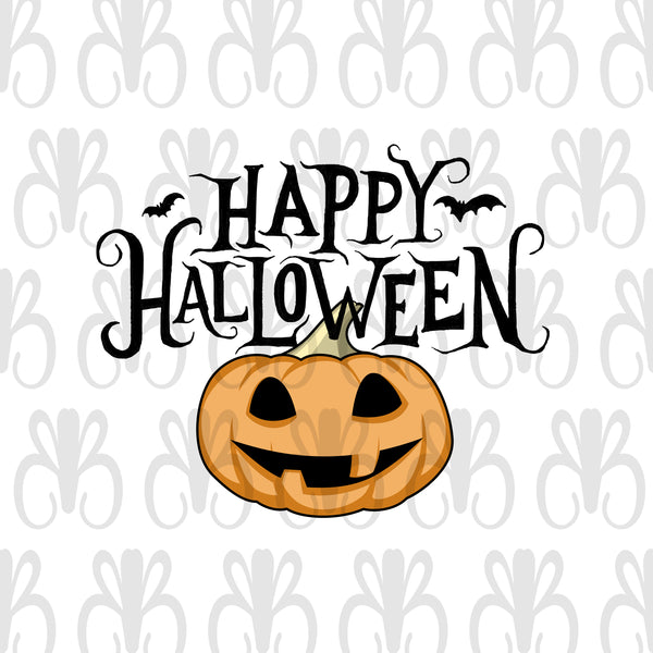 Kids Personalized 12 oz. Stainless Steel & Enamel Camp Mug with Happy Halloween Pumpkin
