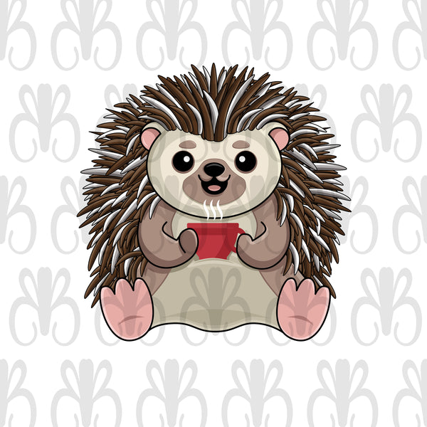 Kids Personalized 12 oz. Stainless Steel & Enamel Camp Mug with Hedgehog
