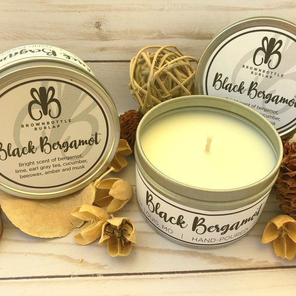 6 oz. Hand Poured Candle Tin with Lid