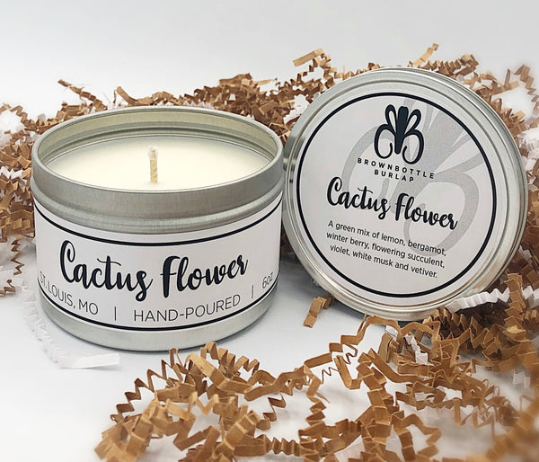 6 oz. Hand Poured Candle Tin with Lid