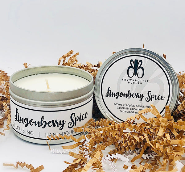 6 oz. Hand Poured Candle Tin with Lid