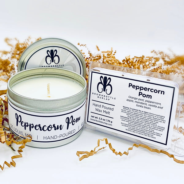 6 oz. Hand Poured Candle Tin with Lid
