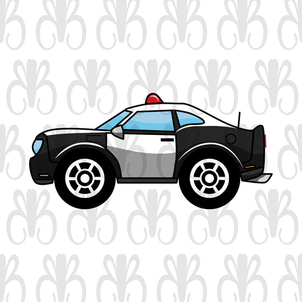 Kids Personalized 12 oz. Stainless Steel & Enamel Camp Mug with Police Car