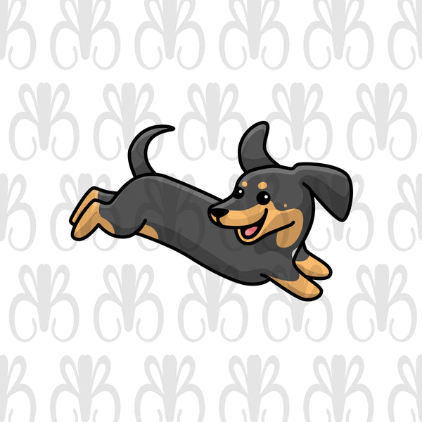 Kids Personalized 12 oz. Stainless Steel & Enamel Camp Mug with Dachshund