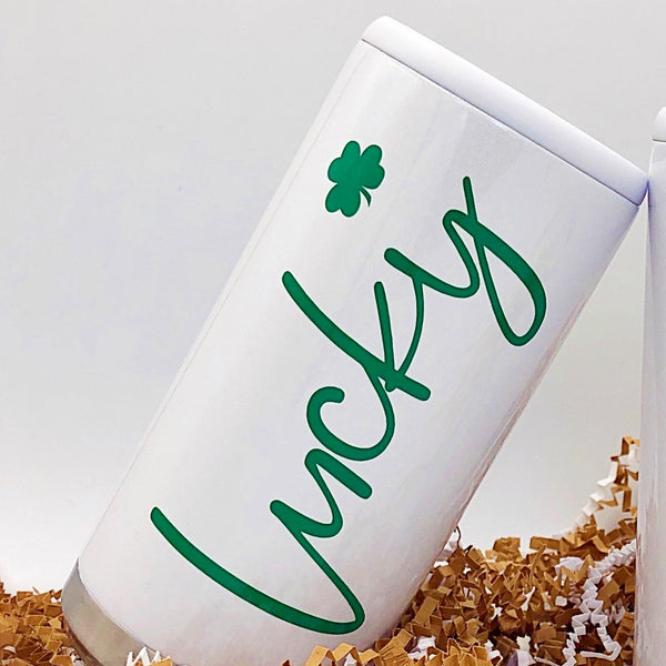 Lucky 12 oz. Skinny Can Koozie