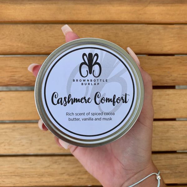 6 oz. Hand Poured Candle Tin with Lid