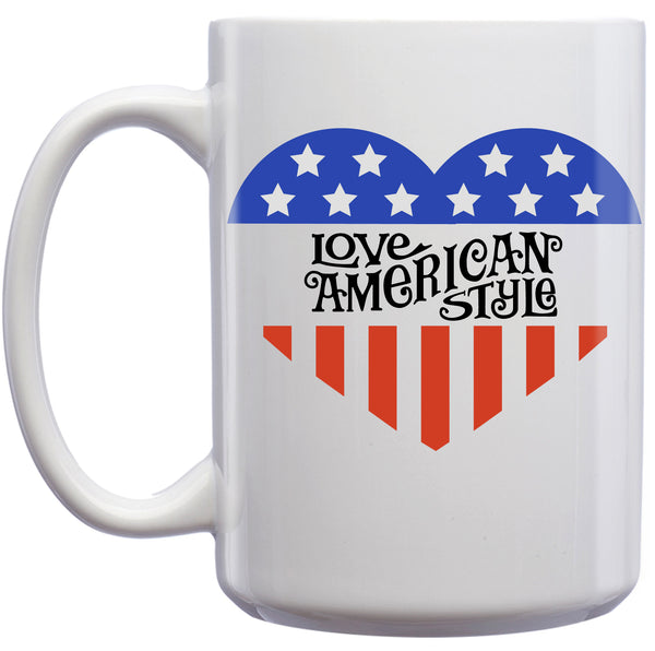 Love American Style 15 oz. Graphic Mug Retro 1960's TV Television