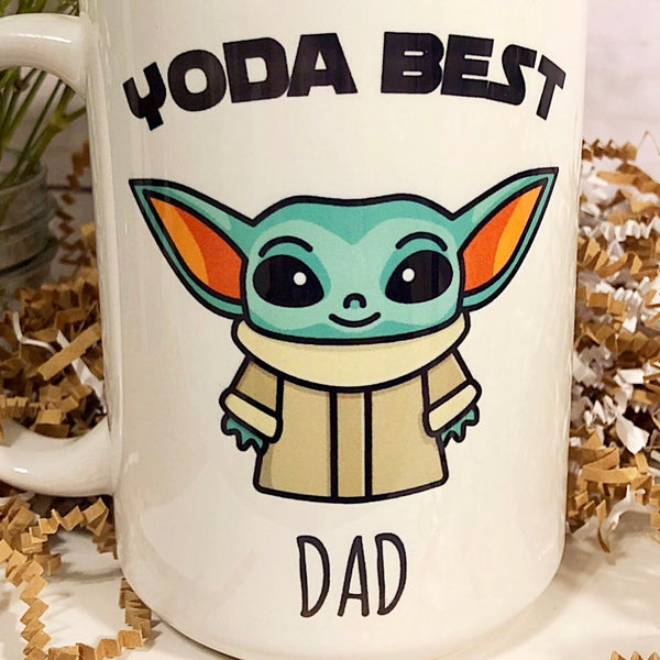 Yoda Best Personalized 15 oz. Graphic Mug